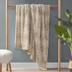 Kirkland's Home Faux Fur Oversized Throw Blanket- Blankets & Throws