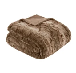 Kirkland's Home Faux Fur Oversized Throw Blanket- Blankets & Throws