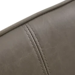 Kirkland's Home Faux Leather Accent Chair With Gold Base- Accent Chairs