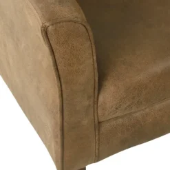 Kirkland's Home Faux Leather Accent Chair- Accent Chairs