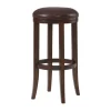 Kirkland's Home Faux Leather And Wood Bar Stool- Bar Stools & Counter Height Stools