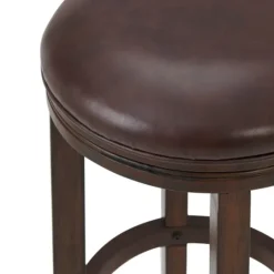 Kirkland's Home Faux Leather Bar Stools, Set Of 2- Bar Stools & Counter Height Stools