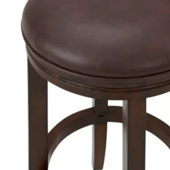Kirkland's Home Faux Leather Counter Stools, Set Of 2- Bar Stools & Counter Height Stools