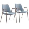 Kirkland's Home Faux Leather Cutout Dining Chairs, Set Of 2- Dining Chairs