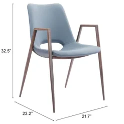 Kirkland's Home Faux Leather Cutout Dining Chairs, Set Of 2- Dining Chairs