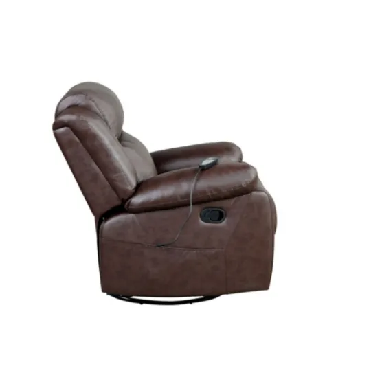 Kirkland's Home Faux Leather Heated Massage Recliner- Accent Chairs