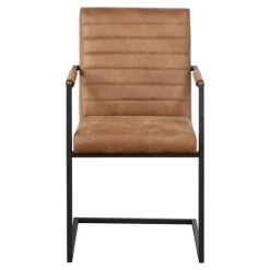 Kirkland's Home Faux Leather Modern Accent Chairs, Set Of 2- Accent Chairs