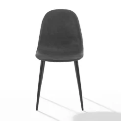 Kirkland's Home Faux Leather Slope Dining Chairs, Set Of 2- Dining Chairs