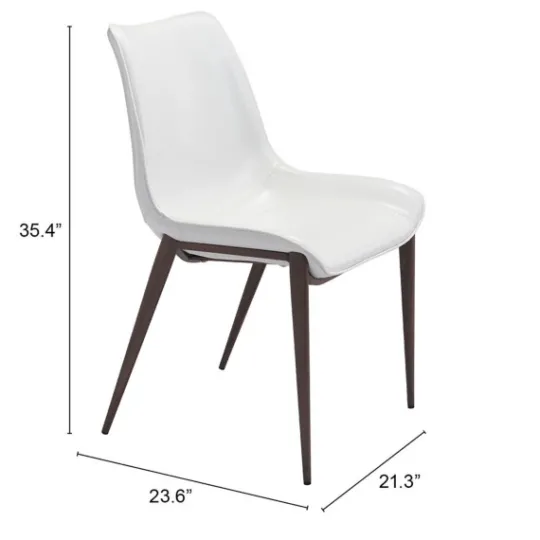 Kirkland's Home Faux Leather Stitch Dining Chairs, Set Of 2- Dining Chairs