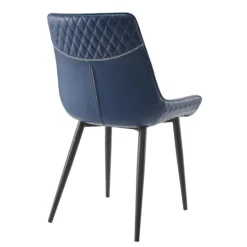 Kirkland's Home Faux Leather Stitched Chairs, Set Of 2- Dining Chairs