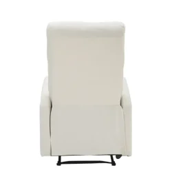 Kirkland's Home Faux Leather Upholstered Slim Recliner- Accent Chairs