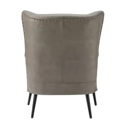 Kirkland's Home Faux Leather Wingback Accent Chair- Accent Chairs