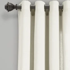 Kirkland's Home Faux Linen Curtain Panel Set, 84 In.- Curtains & Drapes