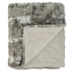 Kirkland's Home Faux Mink Fur Throw- Blankets & Throws