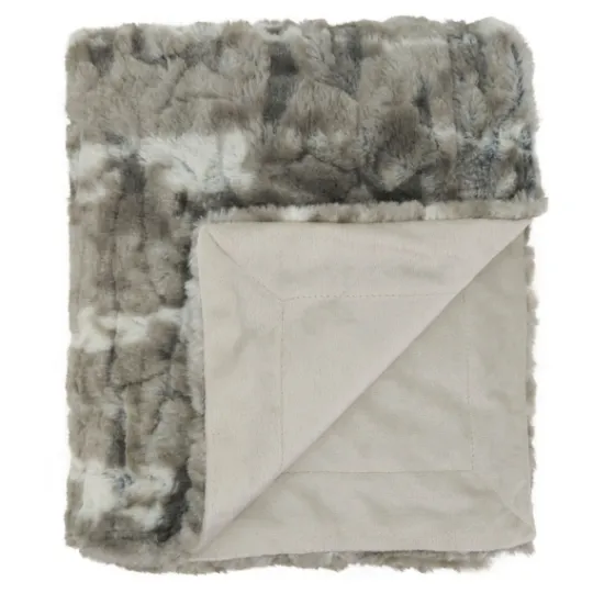 Kirkland's Home Faux Mink Fur Throw- Blankets & Throws