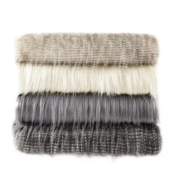 Kirkland's Home Faux Mink Fur Throw- Blankets & Throws