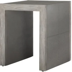 Kirkland's Home Faux Shagreen Accent Table- Accent & End Tables