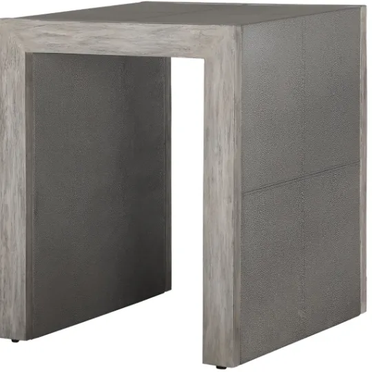 Kirkland's Home Faux Shagreen Accent Table- Accent & End Tables