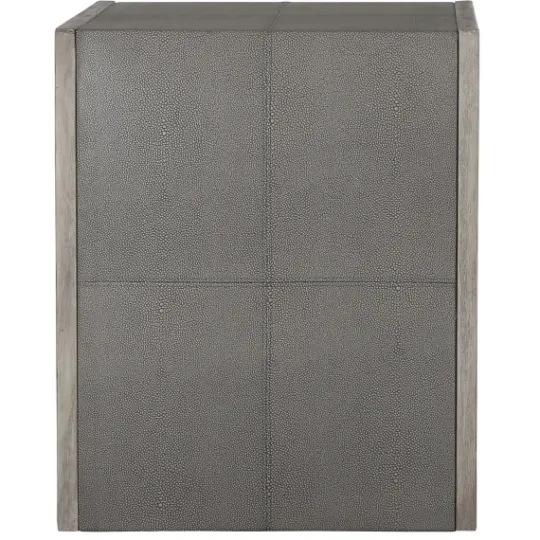 Kirkland's Home Faux Shagreen Accent Table- Accent & End Tables
