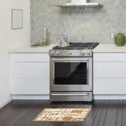 Kirkland's Home Faux Wood Kitchen Icons Floor Mat, 24X36- Kitchen & Floor Mats