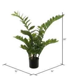 Kirkland's Home Faux Zamifolia Bush Potted Plant- Trees & Topiaries