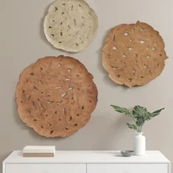 Kirkland's Home Feathers Collage 3-Pc. Wall Plaque Set- Wall Plaques