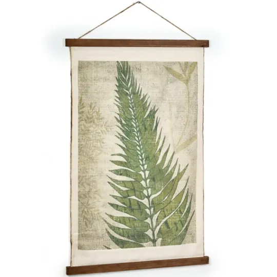 Kirkland's Home Fern Leaf Scroll Tapestry- Wall Plaques
