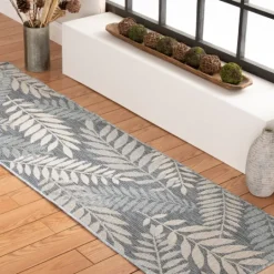 Kirkland's Home Fern Leaves Indoor/Outdoor Area Rug, 2X7- Outdoor Rugs