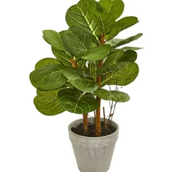 Kirkland's Home Fiddle Leaf Plant Arrangement, 22 In.- Trees & Topiaries