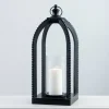 Kirkland's Home Fieldstone Beaded Lantern, 21 In.- Lanterns