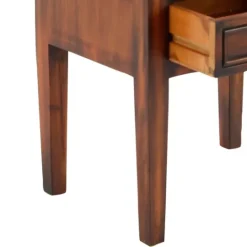 Kirkland's Home Fir Wood Tiered Side Table- Accent & End Tables