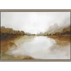 Kirkland's Home Firestone Lake View Framed Canvas Art Print- Framed Art