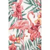Kirkland's Home Flamingo Leaf Indoor/Outdoor Area Rug, 5X8- Outdoor Rugs
