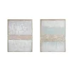 Kirkland's Home Flatland Glitter Canvas Art Prints, Set Of 2- Canvas Art