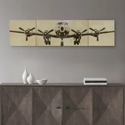 Kirkland's Home Flight Design Canvas Art Prints, Set Of 3- Canvas Art