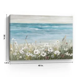 Kirkland's Home Floral Beach Giclee Canvas Art Print, 40X32 In.- Canvas Art