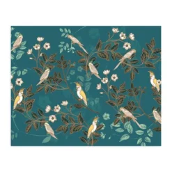 Kirkland's Home Floral Birds Peel And Stick Wall Mural- Wall Murals & Wall Decals