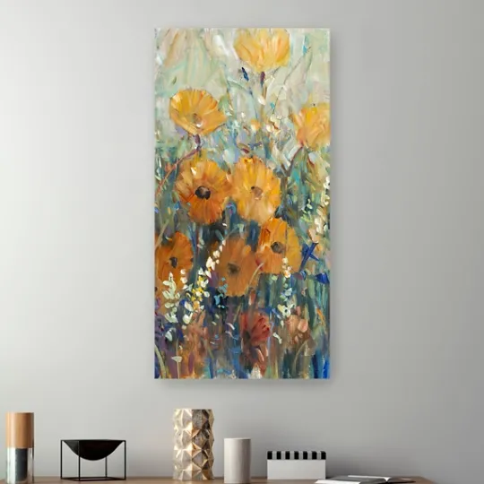 Kirkland's Home Floral Expression Iv Giclee Canvas Art Print- Canvas Art