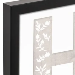 Kirkland's Home Floral Home Black Framed Canvas Art Print- Wall Quotes & Signs