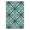 Kirkland's Home Floral Medallion Jenn Outdoor Rug, 5X7- Outdoor Rugs