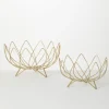 Kirkland's Home Floral Metal Wire Bowls, Set Of 2- Decorative Bowls & Jars