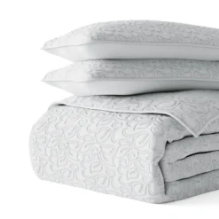 Kirkland's Home Floral Stitch 3-Pc. King Quilt Set- Quilts