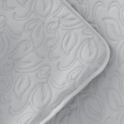 Kirkland's Home Floral Stitch 3-Pc. King Quilt Set- Quilts