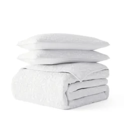 Kirkland's Home Floral Stitch 3-Pc. Queen Quilt Set- Quilts