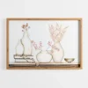 Kirkland's Home Floral Vases Framed Art Print- Framed Art