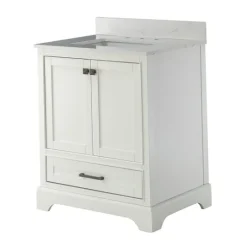 Kirkland's Home Florence Wood Backsplash Sink Vanity- Bathroom Furniture