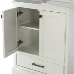 Kirkland's Home Florence Wood Backsplash Sink Vanity- Bathroom Furniture
