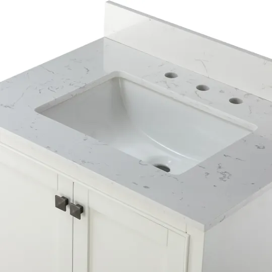 Kirkland's Home Florence Wood Backsplash Sink Vanity- Bathroom Furniture