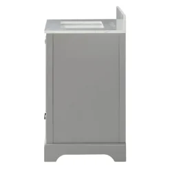 Kirkland's Home Florence Wood Backsplash Sink Vanity- Bathroom Furniture