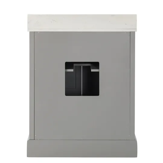 Kirkland's Home Florence Wood Backsplash Sink Vanity- Bathroom Furniture